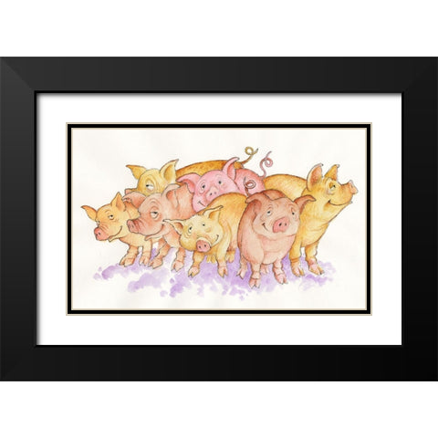 41B Black Modern Wood Framed Art Print with Double Matting by Bell, Bill