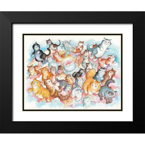43B Black Modern Wood Framed Art Print with Double Matting by Bell, Bill