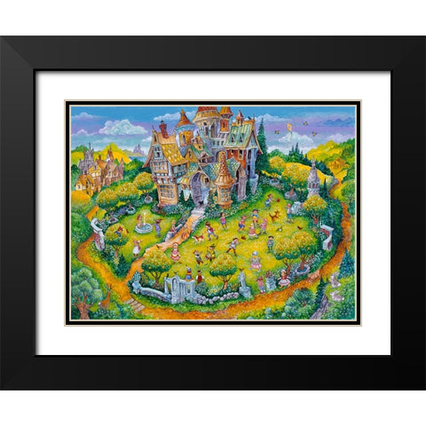 The Selfish Giant #2 Black Modern Wood Framed Art Print with Double Matting by Bell, Bill