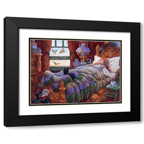 The Selfish Giant #4 Black Modern Wood Framed Art Print with Double Matting by Bell, Bill