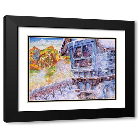 The Selfish Giant #6 Black Modern Wood Framed Art Print with Double Matting by Bell, Bill