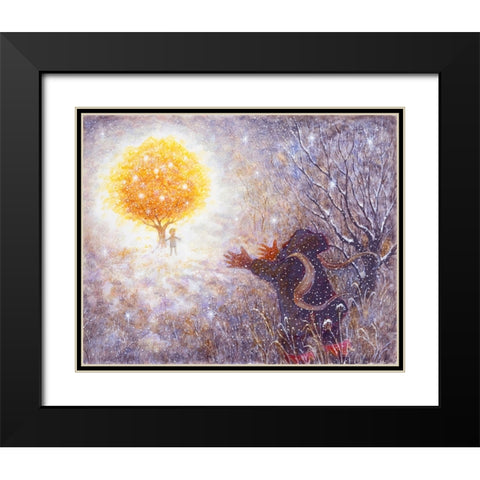 The Selfish Giant #7 Black Modern Wood Framed Art Print with Double Matting by Bell, Bill