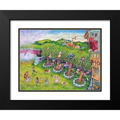 The Selfish Giant #9 Black Modern Wood Framed Art Print with Double Matting by Bell, Bill