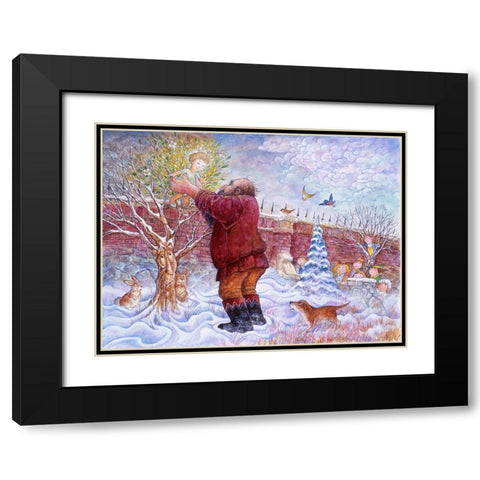 The Selfish Giant #10 Black Modern Wood Framed Art Print with Double Matting by Bell, Bill