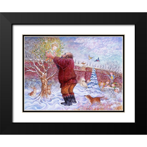 The Selfish Giant #10 Black Modern Wood Framed Art Print with Double Matting by Bell, Bill