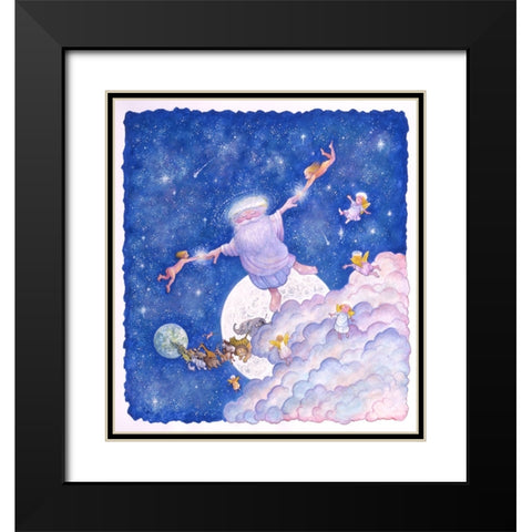 My Stars Said God Black Modern Wood Framed Art Print with Double Matting by Bell, Bill