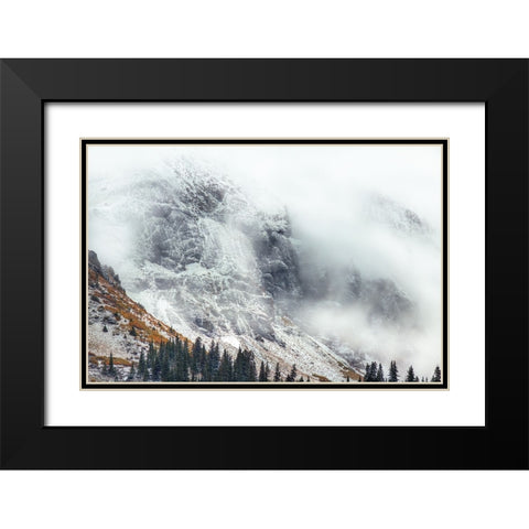 A Glimpse Of Heaven Black Modern Wood Framed Art Print with Double Matting by Sherrell, Bill