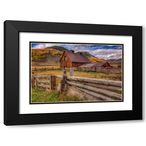 A Simpler Life Black Modern Wood Framed Art Print with Double Matting by Sherrell, Bill