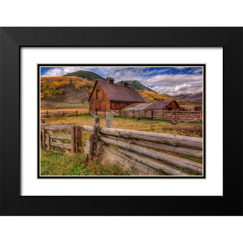 A Simpler Life Black Modern Wood Framed Art Print with Double Matting by Sherrell, Bill