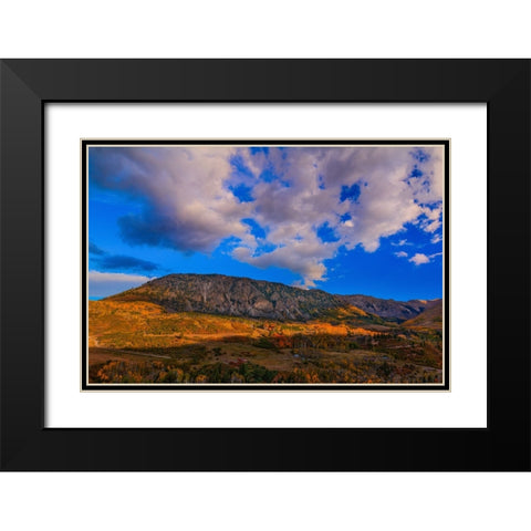Autumn In Telluride Black Modern Wood Framed Art Print with Double Matting by Sherrell, Bill
