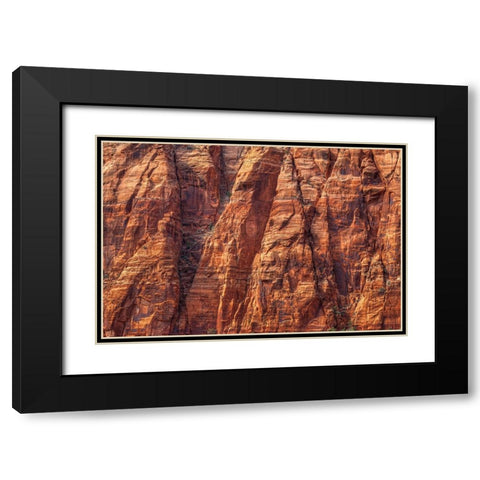 Cliffhanger Black Modern Wood Framed Art Print with Double Matting by Sherrell, Bill