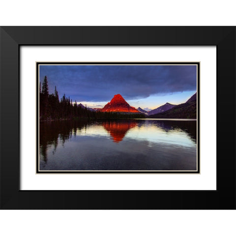 Dawns Early Light Black Modern Wood Framed Art Print with Double Matting by Sherrell, Bill