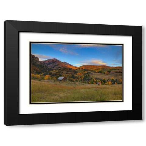 Finding Peace Black Modern Wood Framed Art Print with Double Matting by Sherrell, Bill