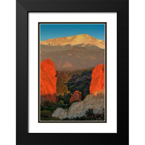 Gateway To Majesty Black Modern Wood Framed Art Print with Double Matting by Sherrell, Bill