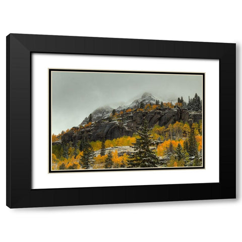 In The Wake Of Autumn Black Modern Wood Framed Art Print with Double Matting by Sherrell, Bill