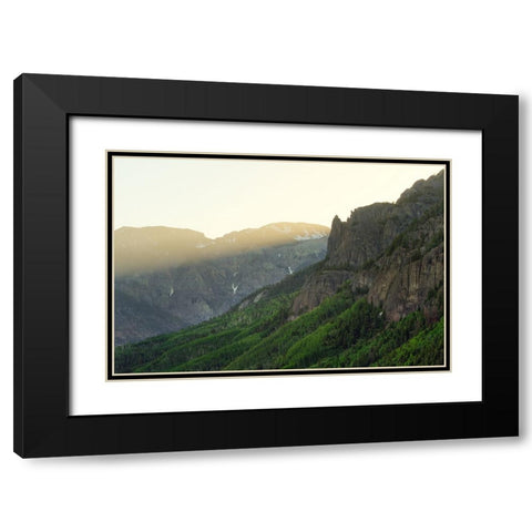 New Day Dawning Black Modern Wood Framed Art Print with Double Matting by Sherrell, Bill