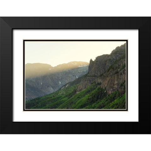 New Day Dawning Black Modern Wood Framed Art Print with Double Matting by Sherrell, Bill
