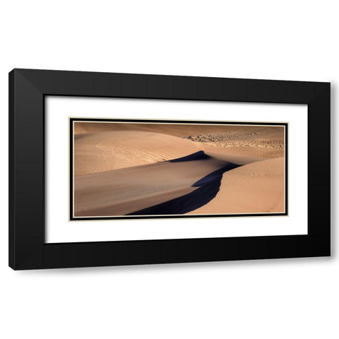 Shapes Black Modern Wood Framed Art Print with Double Matting by Sherrell, Bill