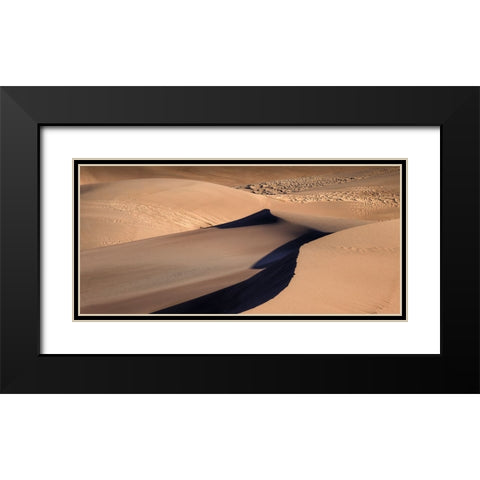 Shapes Black Modern Wood Framed Art Print with Double Matting by Sherrell, Bill