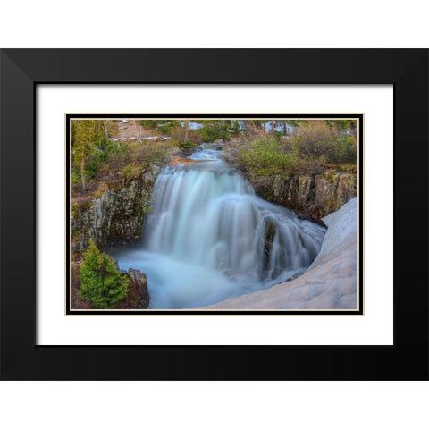 Spring Thaw Black Modern Wood Framed Art Print with Double Matting by Sherrell, Bill