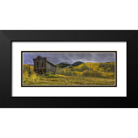 The Ashcroft Hotel Black Modern Wood Framed Art Print with Double Matting by Sherrell, Bill