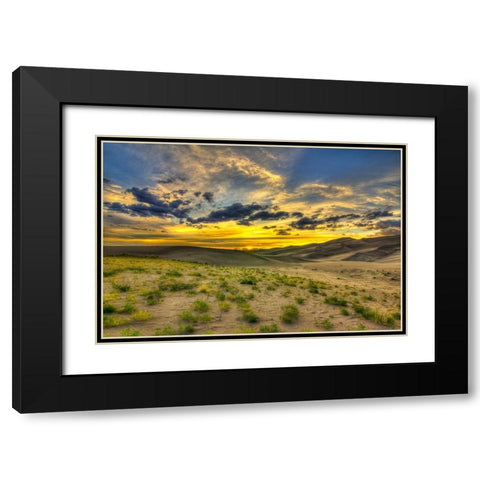 The Edge Of Life Black Modern Wood Framed Art Print with Double Matting by Sherrell, Bill