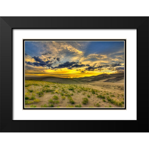 The Edge Of Life Black Modern Wood Framed Art Print with Double Matting by Sherrell, Bill