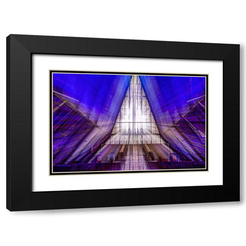 Come Toward The Light Black Modern Wood Framed Art Print with Double Matting by Sherrell, Bill