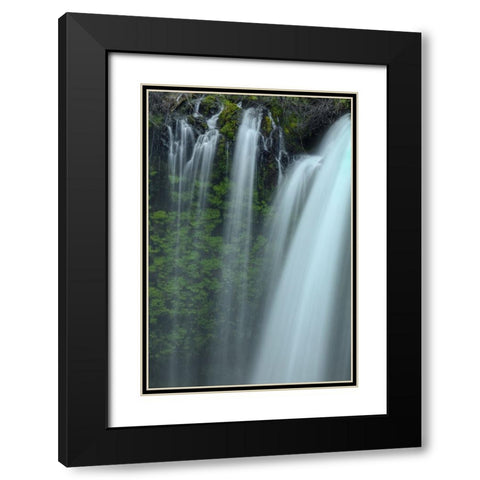 Drapes Of Grace Black Modern Wood Framed Art Print with Double Matting by Sherrell, Bill