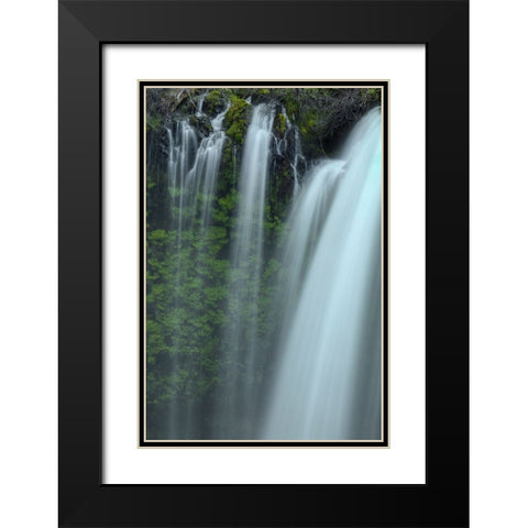 Drapes Of Grace Black Modern Wood Framed Art Print with Double Matting by Sherrell, Bill