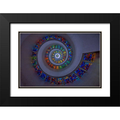 Faith Walk 1 Black Modern Wood Framed Art Print with Double Matting by Sherrell, Bill