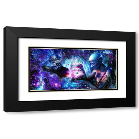 A Spirits Silent Cry Black Modern Wood Framed Art Print with Double Matting by Gray, Cameron