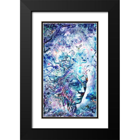 Dreams Of Unity Black Modern Wood Framed Art Print with Double Matting by Gray, Cameron