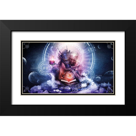 Perhaps The Dreams Are Of Soulmates Black Modern Wood Framed Art Print with Double Matting by Gray, Cameron