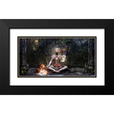 Sacrament For The Sacred Dreamers Black Modern Wood Framed Art Print with Double Matting by Gray, Cameron