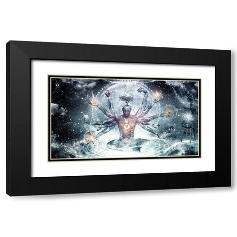 The Neverending Dreamer Black Modern Wood Framed Art Print with Double Matting by Gray, Cameron