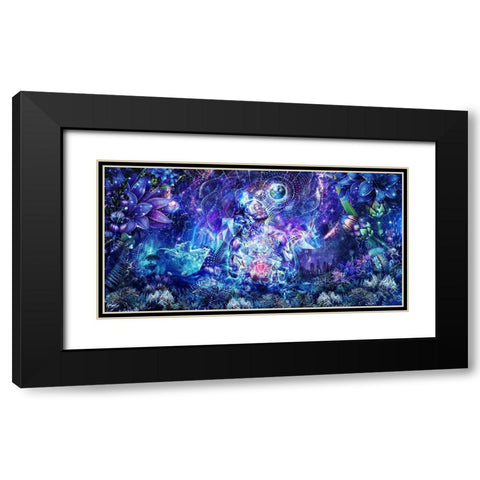 Transcension Black Modern Wood Framed Art Print with Double Matting by Gray, Cameron