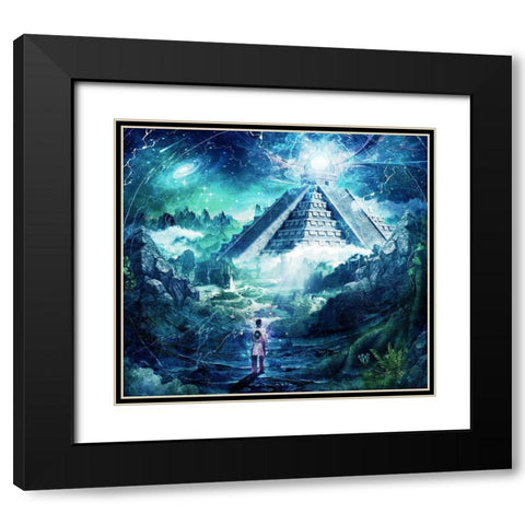 Journey Through A Dream Black Modern Wood Framed Art Print with Double Matting by Gray, Cameron