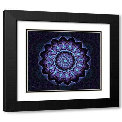 Set and Setting 4 Black Modern Wood Framed Art Print with Double Matting by Gray, Cameron