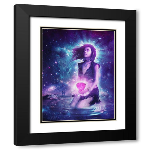 Dream Away Black Modern Wood Framed Art Print with Double Matting by Gray, Cameron