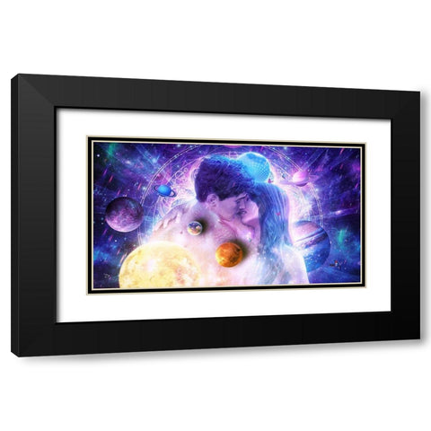 Endless Moment Black Modern Wood Framed Art Print with Double Matting by Gray, Cameron