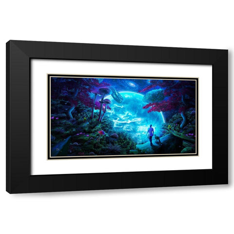 Lost Sky Black Modern Wood Framed Art Print with Double Matting by Gray, Cameron