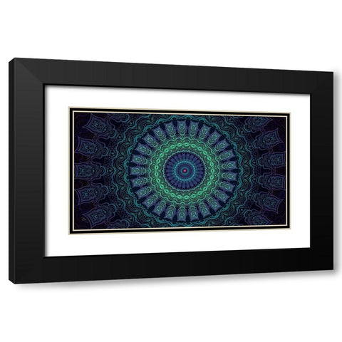Set And Setting 5 Black Modern Wood Framed Art Print with Double Matting by Gray, Cameron