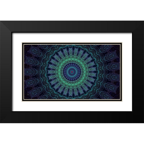 Set And Setting 5 Black Modern Wood Framed Art Print with Double Matting by Gray, Cameron