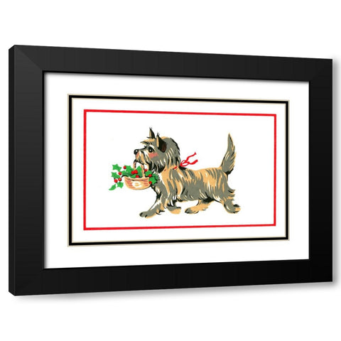 C-811 Black Modern Wood Framed Art Print with Double Matting by Crockett Collection