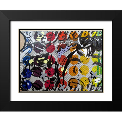 Everybody Wants Black Modern Wood Framed Art Print with Double Matting by Monteavaro, Dan