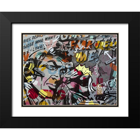 Mimosas Black Modern Wood Framed Art Print with Double Matting by Monteavaro, Dan
