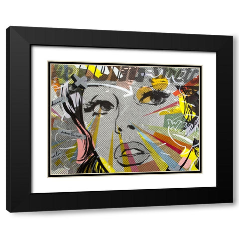 The Long Stretch Black Modern Wood Framed Art Print with Double Matting by Monteavaro, Dan