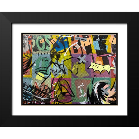 IMPOSSIBLE Black Modern Wood Framed Art Print with Double Matting by Monteavaro, Dan