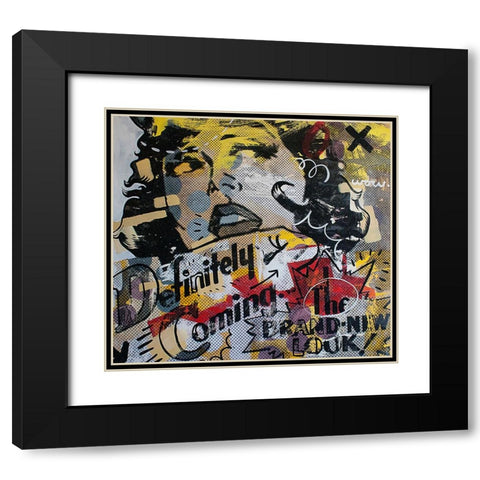 Definitely Brand New 1 Black Modern Wood Framed Art Print with Double Matting by Monteavaro, Dan